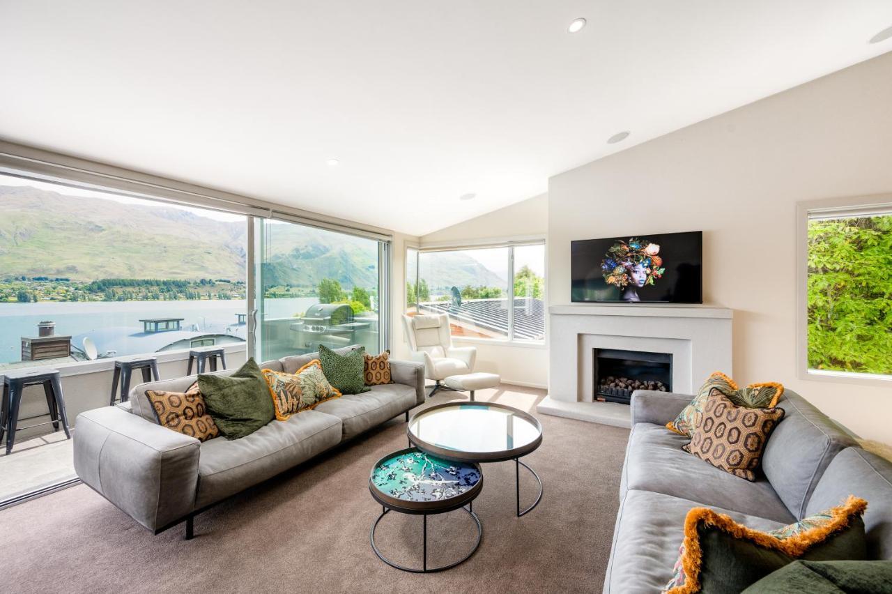 Luxury Lakeview Vista Apartment Wanaka Esterno foto